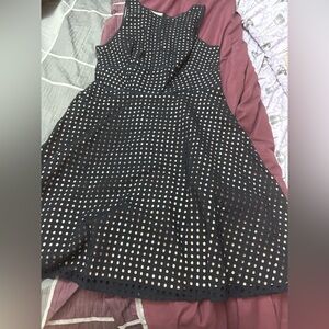 LOFT Polka Dot Midi Dress. Size 8,